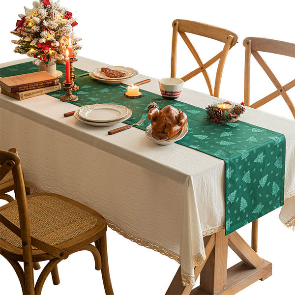 Christmas Tree Holiday Table Runner