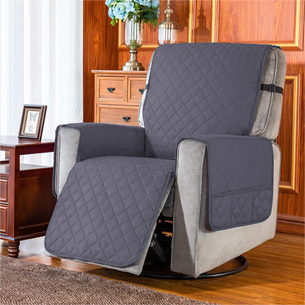 Waterproof Recliner Chair Cover Bluish Grey