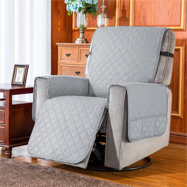 Waterproof Recliner Chair Cover Dove Grey