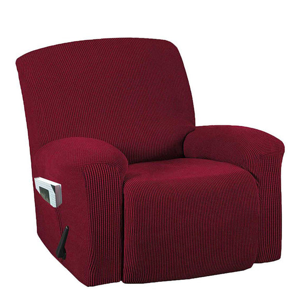 4/6/8 Pieces Stretch Non-Slip Split Recliner Chair Cover