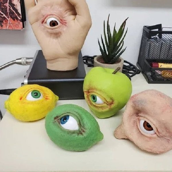 🎃Halloween Early Sale👁️👁️-Funny Creepy Toy Seeing Fruit Decoration