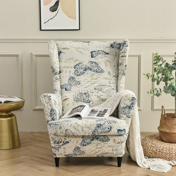 Super Stretch Wingback Armchair Cover