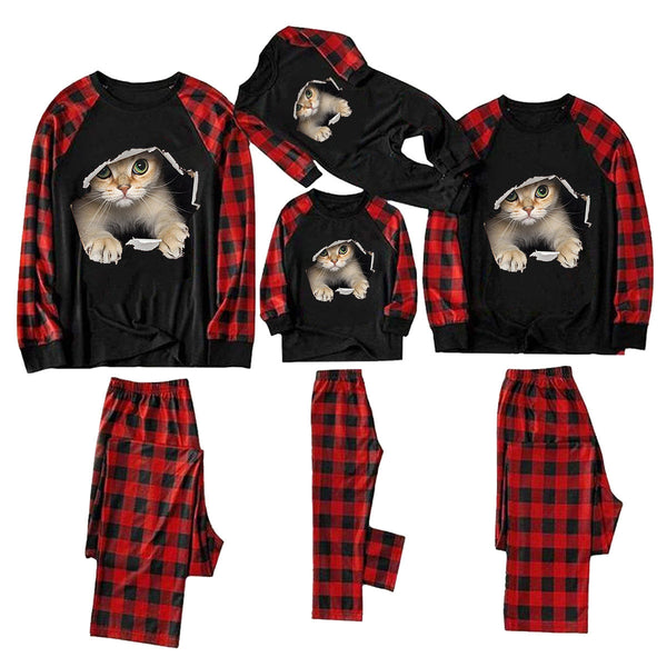 Family Matching Cat Family Look Pajama Set